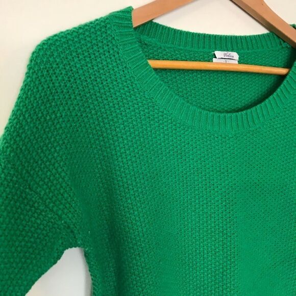 Wallace Madewell S Honeycomb Sweater Green - Picture 4 of 6